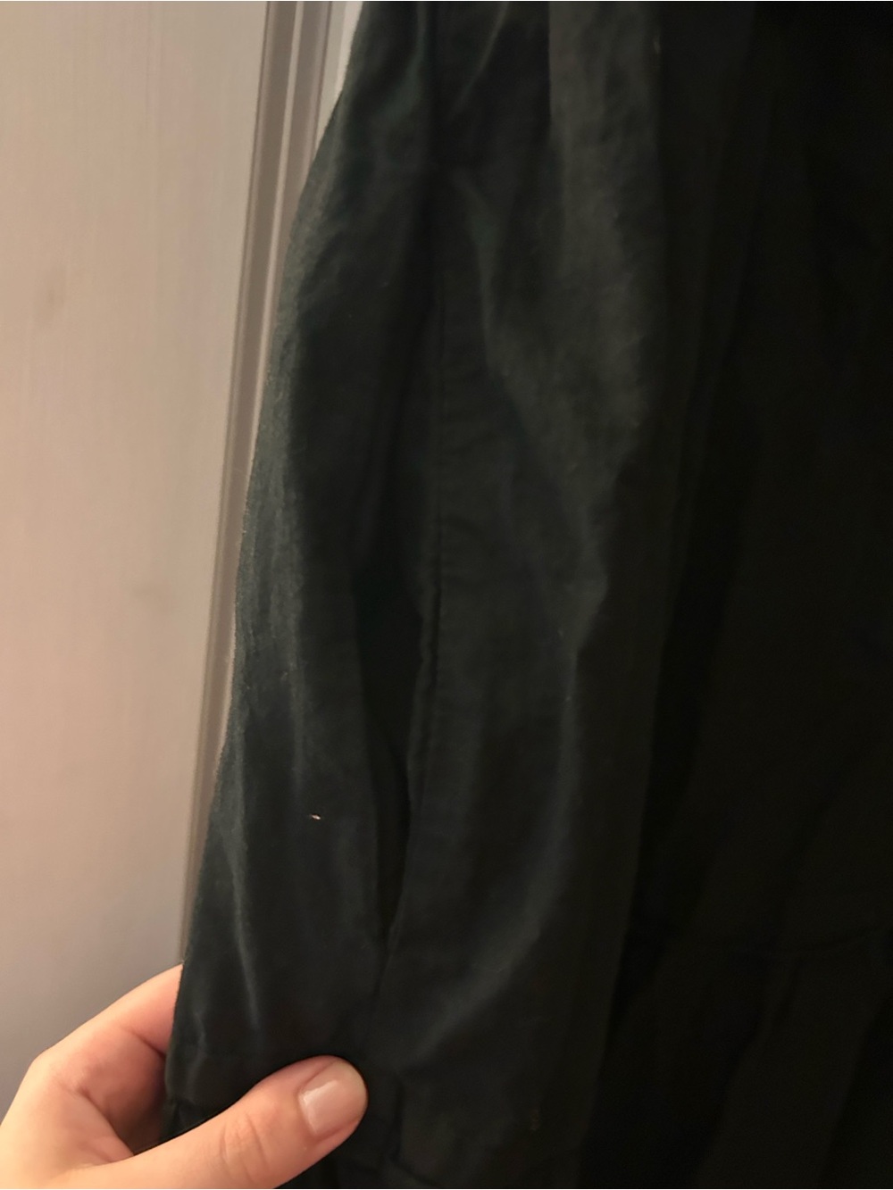 MADEWELL Black Eyelet Midi Dress with Scalloped Tank Sleeves - Picture 8 of 8